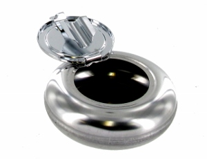 Polished Steel Pocket Ashtray - PA4